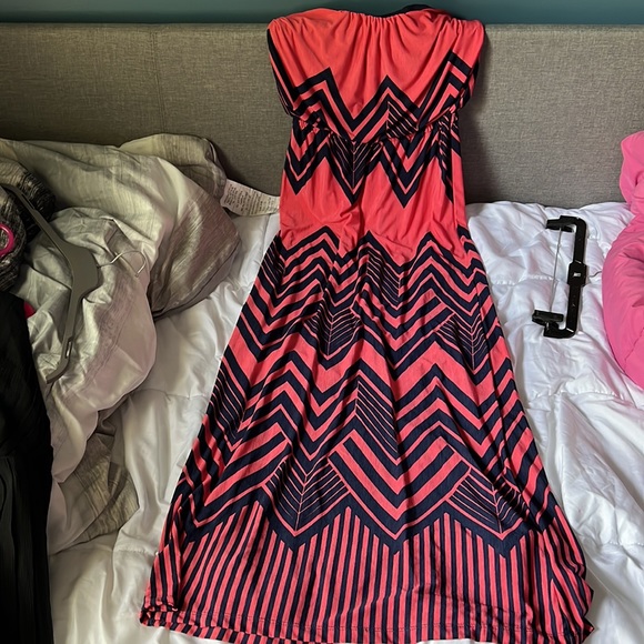 NWT Bongo strapless MAXI DRESS SZ Large - Picture 5 of 6